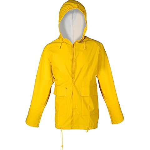 Asatex PJC XXXXL 500 PU Stretch Rain Jacket, Yellow, 4X-Large Cover
