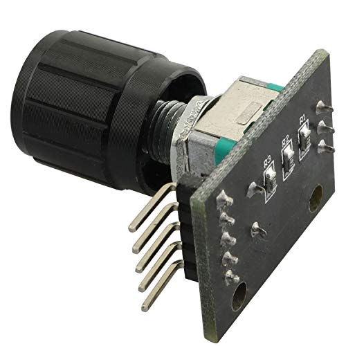 Rlecs 2Pcs Encoder Module Brick Sensor Clickable Switch 360 Degree Rotary Ky-040 With Knob Cap For Arduino #TOP4