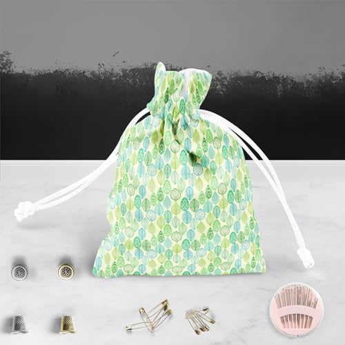 Image of ArtzFolio Vintage Ornate Leaves | Pouch Wrist Potli Bag | Bag for Weddings & Casual Parties