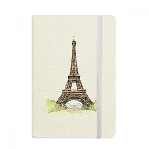 Carnet de notes Paris Tour Eiffel tissu rigide reliure classique A5