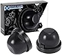 Xotic Tech 80mm Housing Dust Seal Cap Rubber Dustcover for Aftermarket Headlamp Xenon Light LED Retrofit (3.15')
