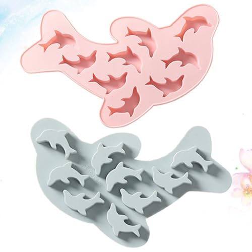 Molde de silicona para hielo y chocolate SEWACC 2 piezas miniatura 4