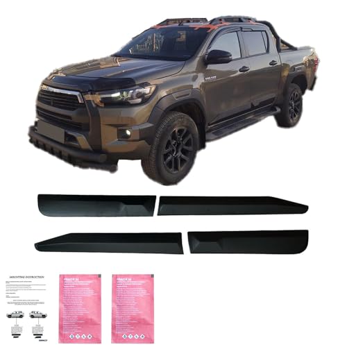 Revestimiento de carrocería ONEWAY para Toyota Hilux 8ª gen (2015-) Versión 2, Negro Mate 5