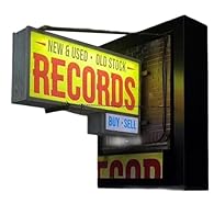 Retro Record Store Vibes – Bring vintage charm to your space with this Record Store Retro Wall Light, styled like an old-school vinyl shop sign—perfect for music lovers and collectors. Vintage-Inspired Decor Accent – Designed to mimic classic storefr...