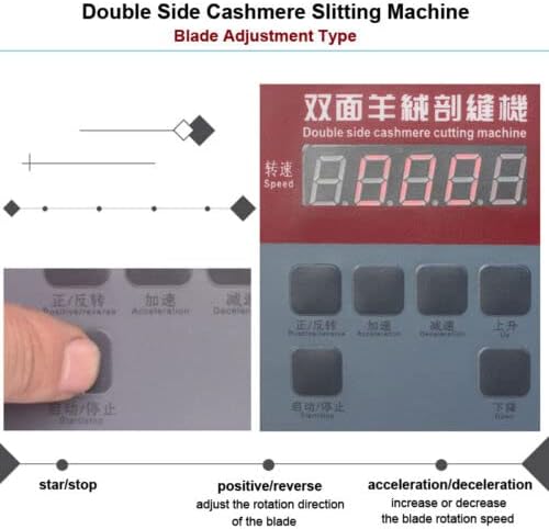 Auto Double Side Cashmere Slitting Machine Cashmere Cutting Machine 12000r 220V
