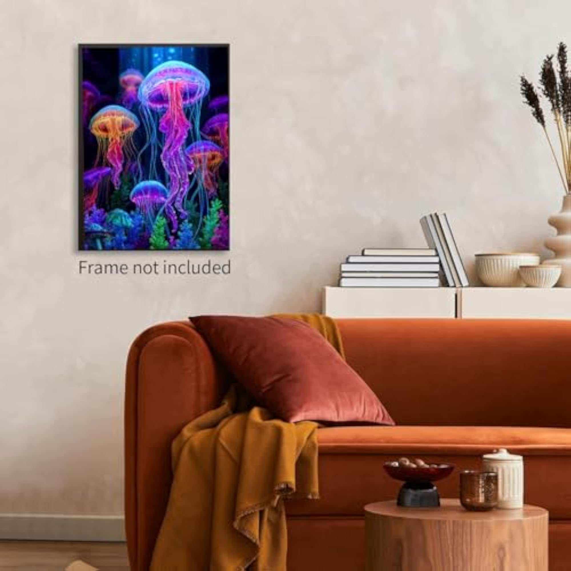 Diamond Art Kits for Adults, Jellyfish Wall Decor
