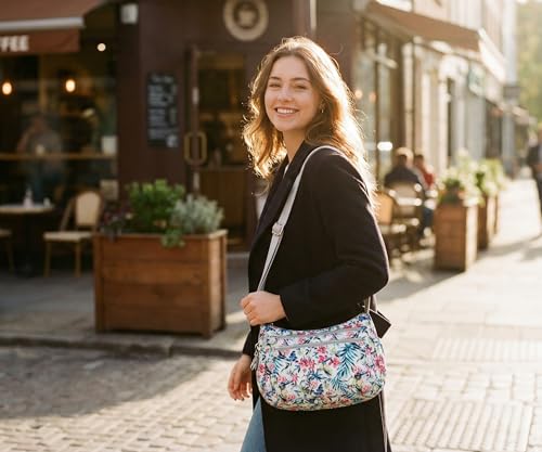 Image of Pealwel Casual Crossbody Bag with Anti Theft Pocket - Women Lightweight Water-Resistant Purse Bag