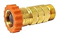 Valterra A01-1122VP RV Hi-Flow Water Regulator, Lead-Free Brass Hi-Flow Water Regulator for Camper, Trailer, RV Plumbing System, 50-55 psi