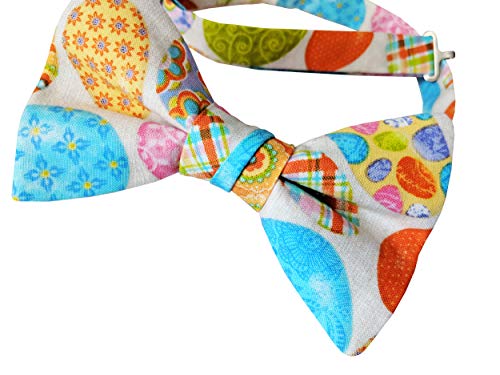 Mens Easter Egg Pre-tied Bow Tie with Adjustable Strap4