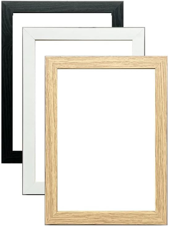 A5 (210x148) mm White Picture frame. 24mm Thin Wall Hanging & Tabletop Photo frames for Home/Wall Décor