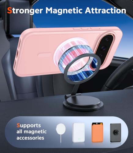Image of FNTCASE for Google 11 Pro XL Case Matte Magnetic with Screen Protector | Compatible with Magsafe, Anti Yellowing Phone Cases, Slim, Rugged Shockproof Protective, Transparent Cell Cover