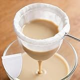 Ultra Fine Mesh Strainer Bag, Small Size Beverage Making Filter Bag, 21cm*26.5cm Milk Tea Filter Bag Tea Strainer, Reusable Mesh Filter for Home Commercial Use, Coffee Juice Pulp Filter