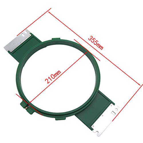 Image of CKPSMS Brand - 1PCS #KP355-085G-21 Embroidery Hoop - 21cm 8.3 inch 355mm Wide (14 inch) Compatible with /Replacement for Tajima Brand Toyota Brand Commercial Embroidery Machines (KP355-085G-21)