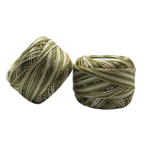 Image of Anchor Knitting Pearl Cotton Fast Colour Thread Yarn - Mercer Pearl Cotton 10gm Yarn (Thickness 1 mm) (Pack of 1 (01216)