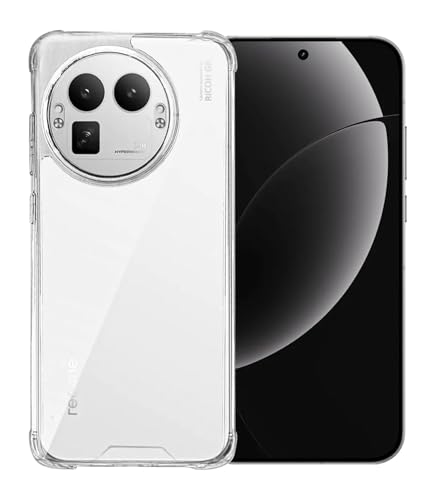 Image of KAPAVER Essential Back Cover Case Compatible with Realme GT 8 Pro (PC+TPU) (Realme GT 8 Pro - Clear)