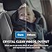 GROWNSY Baby Car Camera, HD Display Baby Car Mirror with Night Vision Feature, 4.3 inch Baby Car Camera with Monitor Wide Clear View, Backseat Camera Rear Facing to Observe Baby’s Every Move