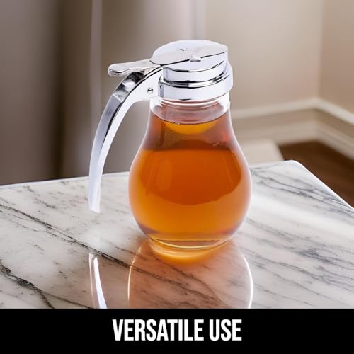 Casi Home CSH-HDS1 Syrup Dispenser, Honey Dispenser, Honey Container, Glass Syrup Bottle, Glass Honey Dispenser No Drip, Maple Syrup Dispenser thumb #6