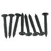 KAISH American Thread Humbucker Pickup Height Screws Humbucker Pickup Ring Pickup Surround Frame Mounting Screws Springs for USA thread pickups Black