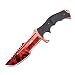 CIMA Multi-Color Fixed Blade Tactical Knife CS:GO Classic Knife,10.8 inch Overall (red)