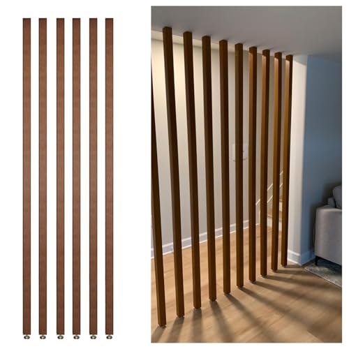 Cloisons de séparation murales lattes de bois | Séparateur de pièce claustra sol plafond
