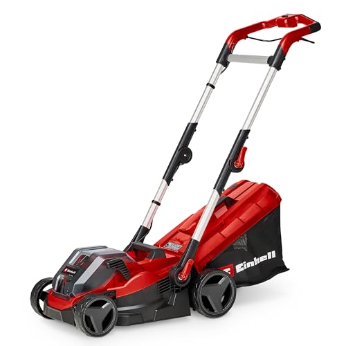 Einhell Akku-Rasenmäher GE-cm 36/34-1 Li-Solo Power X-Change (36 V, 33,5 cm Schnittbreite, bis 200 m², 30L Grasfangkorb, 25-65 mm Schnitthöhe, ohne Akku)