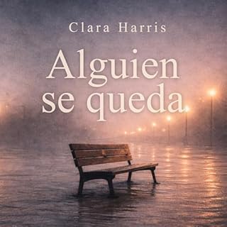 Diseño de la portada del título Alguien se queda