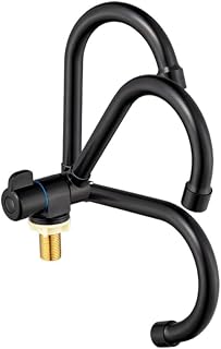 Minhe Grifo plegable para furgoneta, grifo de agua plegable compacto para RV para autocaravana, sistema de agua dulce para uso en lavabo