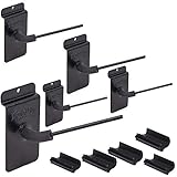 Hold Up Displays - in Barrel Wall Mount Pistol Holder - 30 Degrees Right - 3' Slatwall (5 Pack)