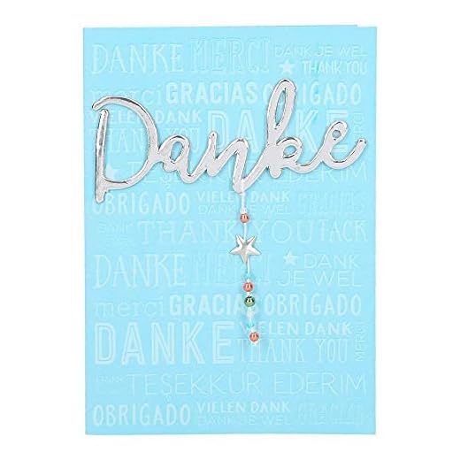 Tackkort för olika tillfällen, tryck på utsidan, med applikationer och många små tillbehör, hopfällbar, med kuvert, modern, original och särskilt