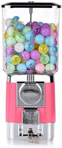 Coin Operated Vending Machine, Kids' Countertop Capsule Dispenser with Keys, Ideal for Candy & Bubblegum, Perfect for Game Stores and Arcades