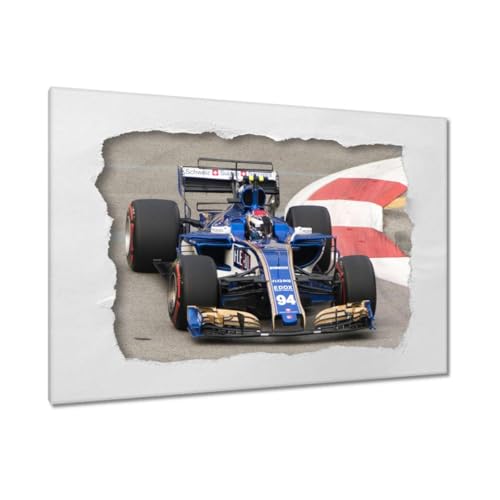 Toile grand format Bolid Race Car habiller un grand mur vide décoration murale 120x80 cm