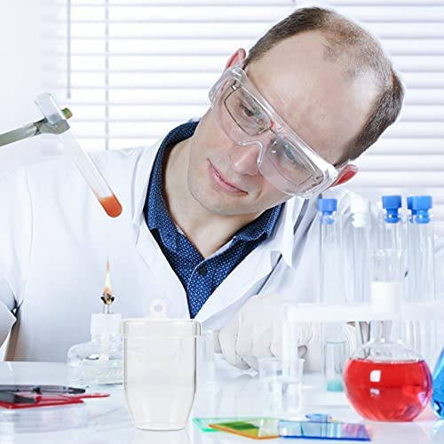 Scicalife Cadinhos De Quartzo Cadinho de Laboratório Químico- Resistente Com Tampas Equipamentos Exp