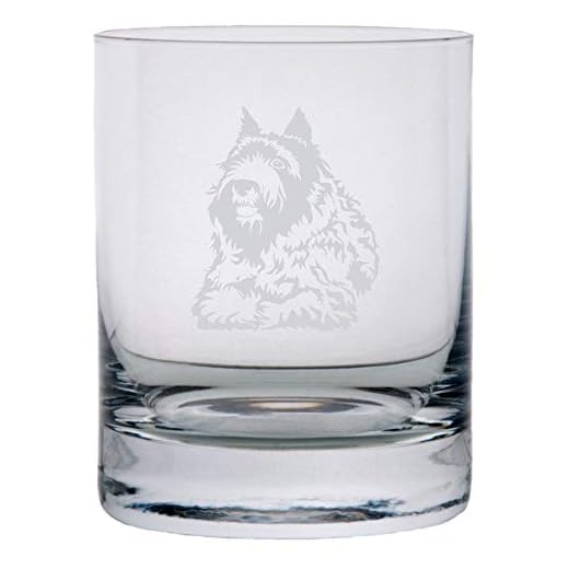 Bouvier des Flandres Dog Personalized Custom Etched All Purpose 10.25oz Rocks Glass