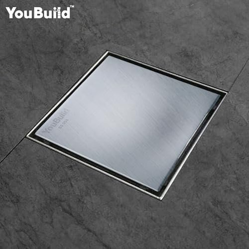 Image of 6x6 Inch SS304 Tile Insert Anti Cockroach Bathroom Drainer