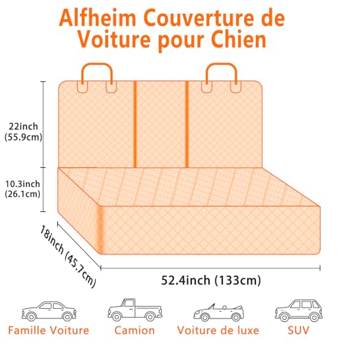 Alfheim Housse Protection Voiture Voyage pour Chien – vue 3