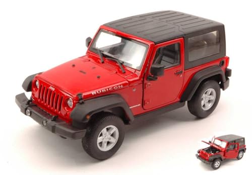 Modelo a escala Jeep Wrangler Rubicon 2007 1:24