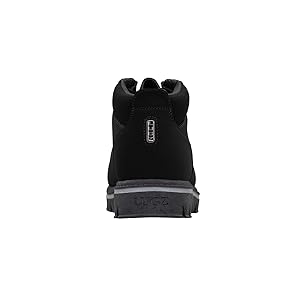 Lugz メンズ ブーツ 黒　レア　B系　入手困難 激安 BOREDOM ブーツ メンズ 黒 バイク かっこいい サイドジップ 合成
