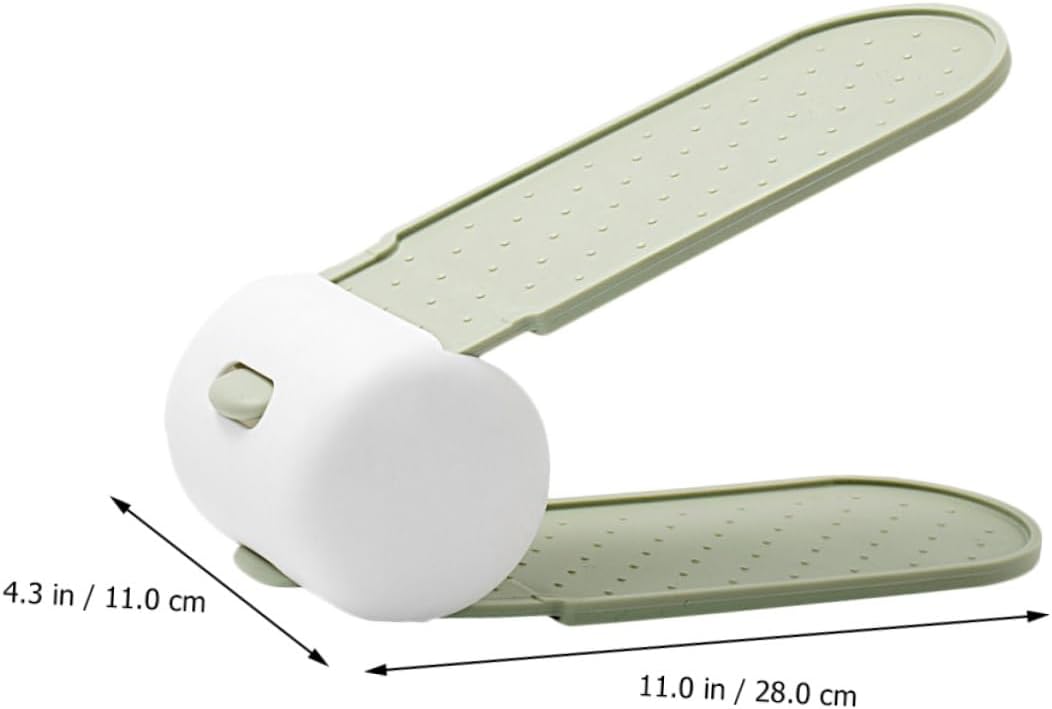 4pcs Double Layer Entryway Shoes Cabinet Adjustable Gear Position Footwear Storage Rack