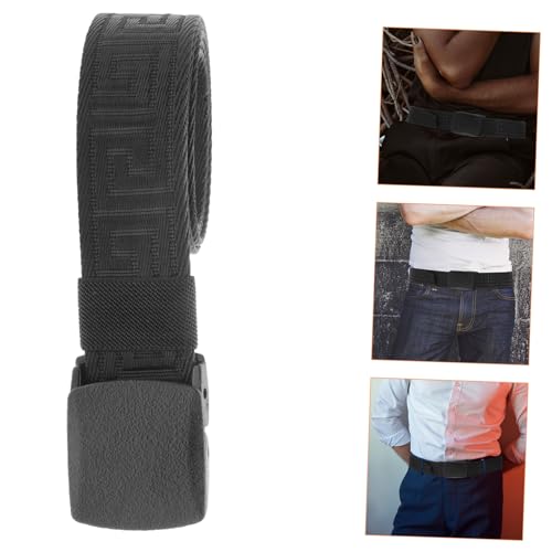 Men's Reusable Outdoor Belt with Buckle Versatile Camping and Travel Accessory for All Occasions Canvas Design4