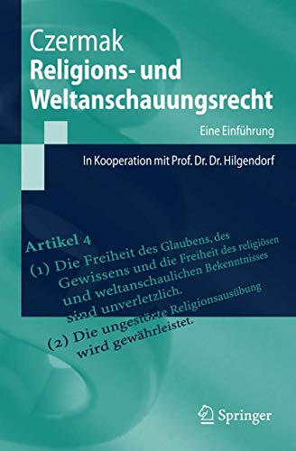 Religions- und Weltanschauungsrecht: Eine Einführung Religions- und Weltanschauungsrecht: Eine Einführung