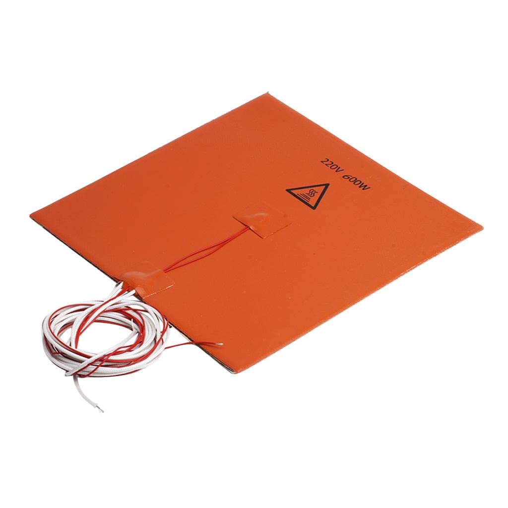 LOOM TREE® 600W 220V 200 * 200mm Silicone Heater Pad Heating Mat Hot Bed for 3D Printer | Authentic Collector's Piece | Rare Collectible | 1X Silicone Printer Heat Bed-image-27