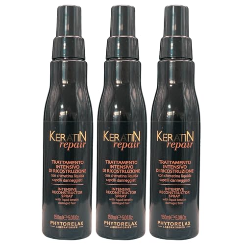 Trattamento Spray Intensivo Di Ricostruzione, Con Cheratina Liquida, Per Capelli