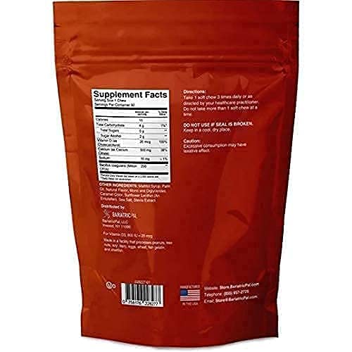 Bariatricpal 30-Day Bariatric Vitamin Bundle (Multivitamin One 1 Per Day! Capsule With 45Mg Iron And Calcium Citrate Soft Chews 500Mg With Probiotics - French Caramel Vanilla) #TOP5