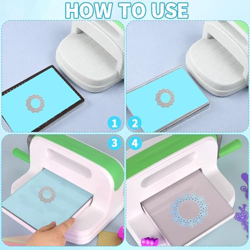 3 x Die Pads Set 6'' x 9\ Enthalten Magnetische Unterlegscheibe mit Karte Größe Grids und 2 x Acryl Schneiden Pads für Stanzmaschinen Prägen Crafting Zubehör