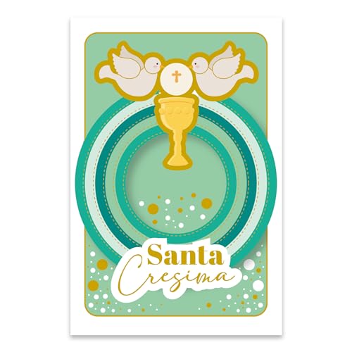 Arkraft Biglietto Auguri Santa Cresima 16 X 11 Cm Bambino Bambina (Sc16)