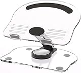 360 Degree Rotating Mobile Tablet Stand, Adjustable Tablet Holder-Adjustable Foldable Desktop Table Holder Stand Base, Multi-Angle, Non-Slip Silicone Base, Portable iPad Stand for Desk (Black)
