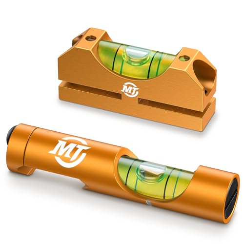 MidTen Scope Leveling Kit Bubble Level Anti-cant with Magnetic Base, Gold