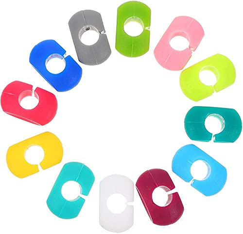 12 peças de marcadores de bebida de silicone para taças de vinho marcadores de copo para taças de ch