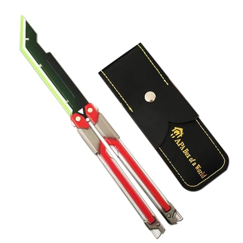 GOFlipping Plastic Butterfly Trainer Plastic Balisong Trainer(XKRED)