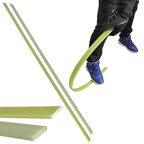 ZSHJGJR 47 inch Bow Limb Material Epoxy Resin 20-110lbs,Recurve Bow Limb Replacement High Strength for DIY Traditional Lonbow, Recurve Bow Accessories 1 Piece (40lbs)